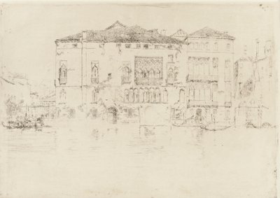 Palassene, 1879-1880. av James Abbott McNeill Whistler