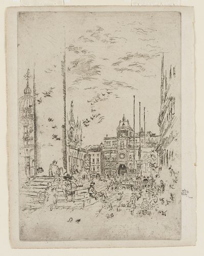 Piazzettaen av James Abbott McNeill Whistler