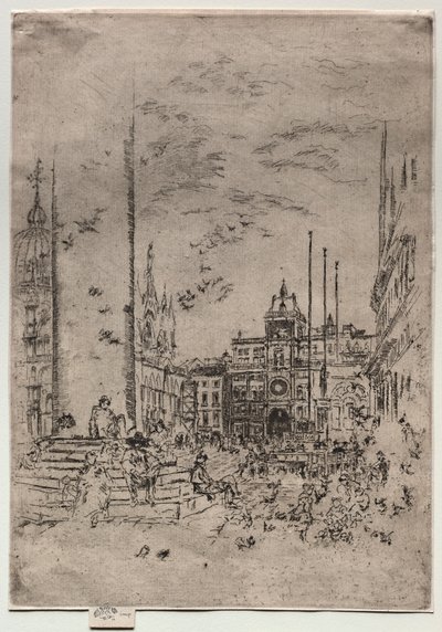 Piazzetta, 1880. av James Abbott McNeill Whistler