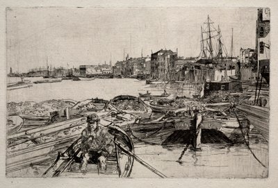 The Pool, 1859. av James Abbott McNeill Whistler
