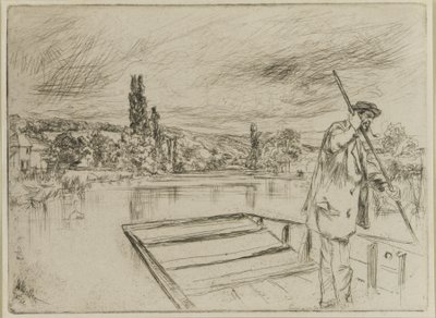 The Punt, 1861 (radering på papir) av James Abbott McNeill Whistler