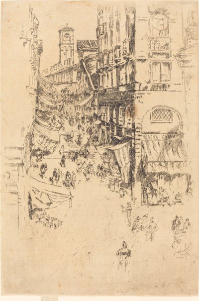 Rialto, 1880. av James Abbott McNeill Whistler