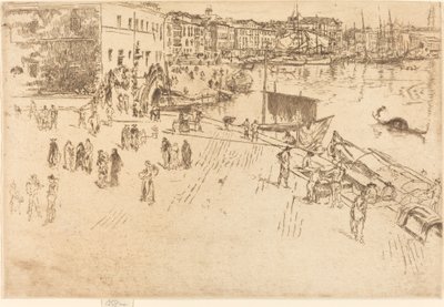 The Riva, No.I, 18791880. av James Abbott McNeill Whistler