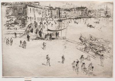 The Riva, nr. 2, 1886. av James Abbott McNeill Whistler