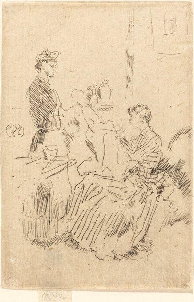 Syerske, ca. 18841886. av James Abbott McNeill Whistler
