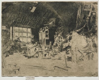 The Smithy. av James Abbott McNeill Whistler