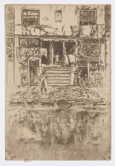 Trappen, Amsterdam av James Abbott McNeill Whistler