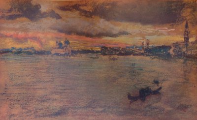 Stormen, solnedgang, 1880, 1904 av James Abbott McNeill Whistler