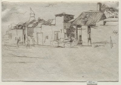 The Swan, Chelsea, ca. 1870. av James Abbott McNeill Whistler