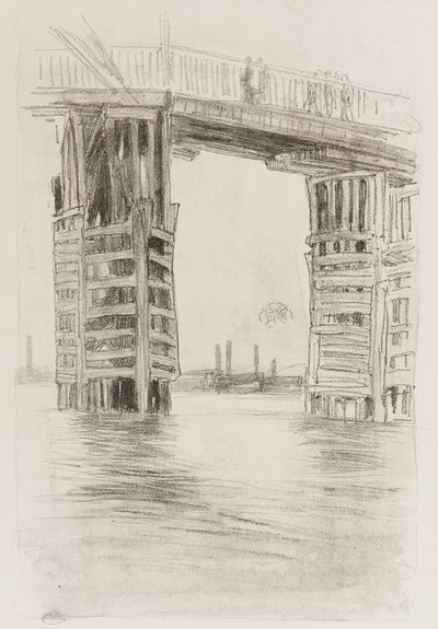 Den høye broen, 1878. av James Abbott McNeill Whistler