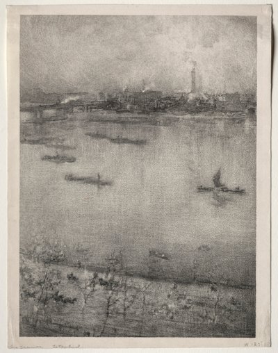 Themsen, 1896. av James Abbott McNeill Whistler