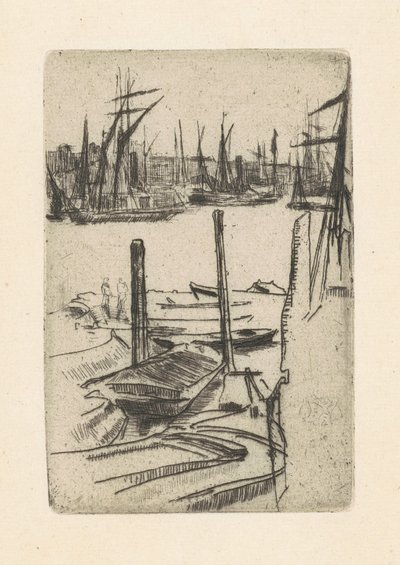 The Tiny Pool, 18761878. av James Abbott McNeill Whistler