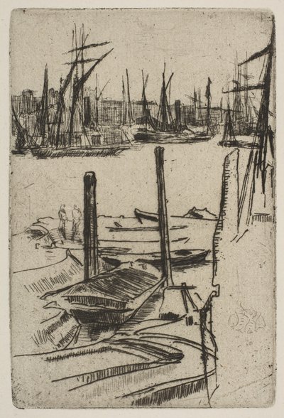 The Tiny Pool, [1879]. av James Abbott McNeill Whistler