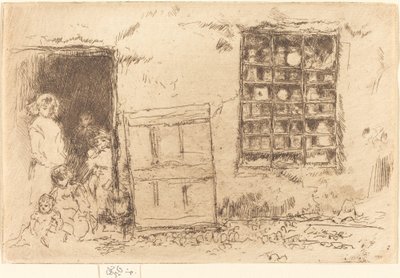 The Village Sweet-Shop, 1887. av James Abbott McNeill Whistler