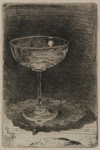 Vinglasset, 1858. av James Abbott McNeill Whistler