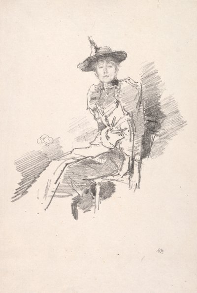 Den bevingede hatten, 1890. av James Abbott McNeill Whistler