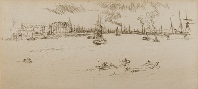 Tilbury, 1887. av James Abbott McNeill Whistler
