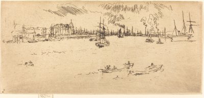Tilbury, 1887. av James Abbott McNeill Whistler