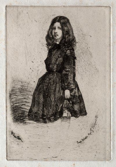 Tolv etsninger fra naturen: Annie, 1858. av James Abbott McNeill Whistler