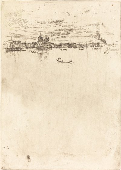 Oppreist Venezia, 1879-1880. av James Abbott McNeill Whistler