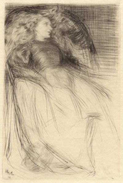 Trøtt, 1863. av James Abbott McNeill Whistler