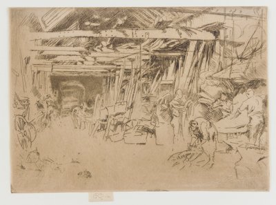Wheelwright, 1879-1880. av James Abbott McNeill Whistler