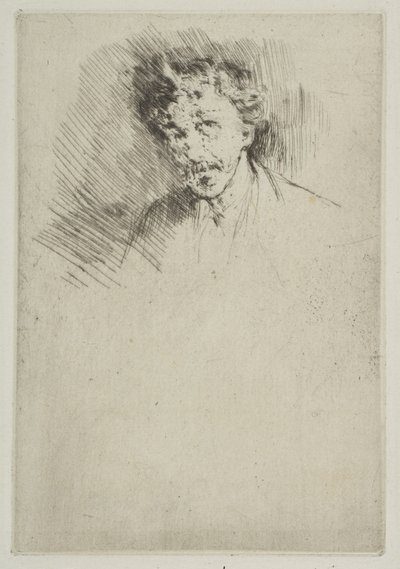 Whistler med den hvite låsen, 1879. av James Abbott McNeill Whistler