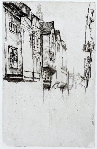 Great Street av James Abbott McNeill Whistler