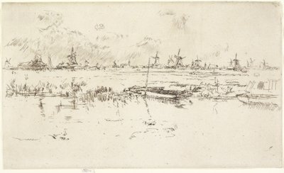 Zaandam, 1889 av James Abbott McNeill Whistler