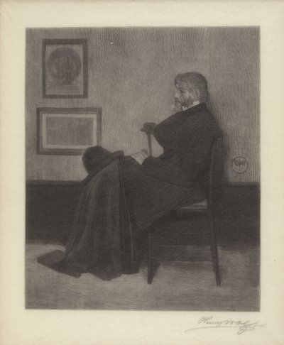 Thomas Carlyle von James Abbott McNeill & Wolf Henry (1852-1916) Whistler
