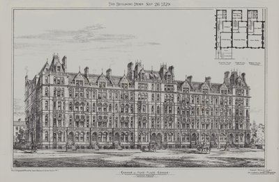 Cadogan Terrace, Cadogan og Hans Place Estate, Chelsea, 1879 av James Akerman
