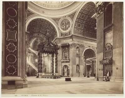 St. Peters kirke, Roma, Roma, San Pietro kirke, ca. 1870. av James Anderson