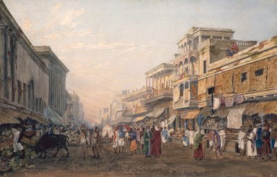 A View of Calcutta, ca. 1820 (akvatint) av James Baillie Fraser