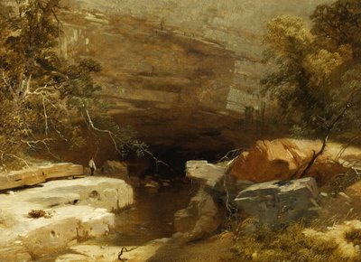 Landskap, Porth-yr-hulen, Vale of Neath av James Baker Pyne