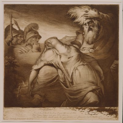 Kong Lear og Cordelia av James Barry