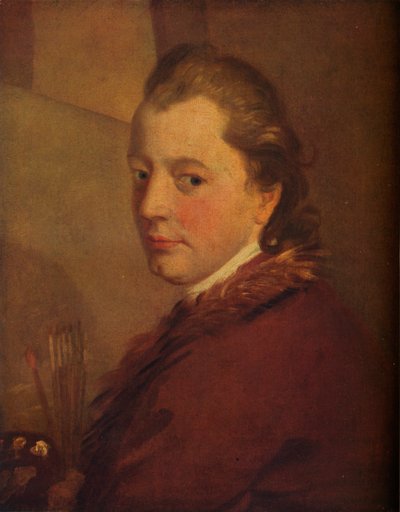 Selvportrett, c1790 av James Barry