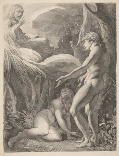 Oppdagelsen av Adam og Eva Oppdagelsen av Adam og Eva etter syndefallet Oppdagelsen av Adame og Eva av James Barry