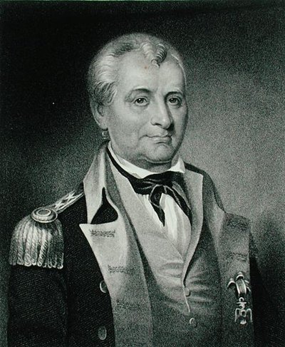 General Lachlan McIntosh (1727-1806), gravert av Henry Hoppner Meyer (1782-1847) (gravering) av James Barton (after) Longacre