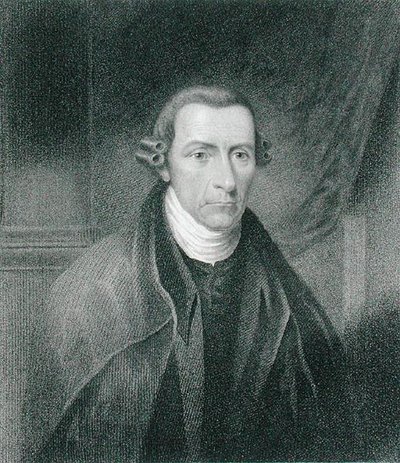 Patrick Henry (1736-99) gravert av Edward Wellmore (fl.1835) (gravering) av James Barton (after) Longacre