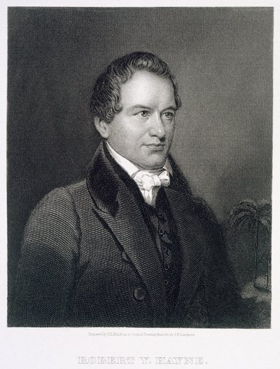Robert Young Hayne (1791-1841) gravert av Henry Bryan Hall (1808-84) av James Barton Longacre