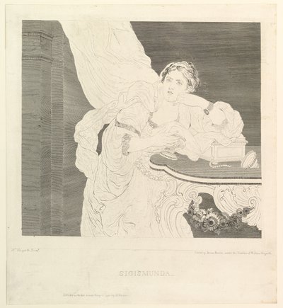 Sigismunda, 5. mai 1790. av James Basire I