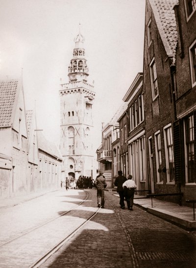 Gatebilde, Monnickendam, Nederland, 1898. av James Batkin