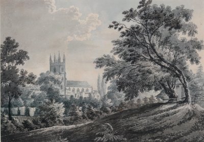 Croydon Church fra Duppas Hill Terrace, 1925 av James Bourne