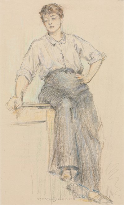 Toileren. av James Carroll Beckwith