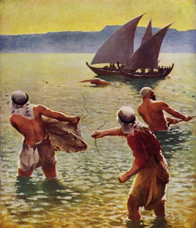 Fiske i Galileasjøen av James Clark