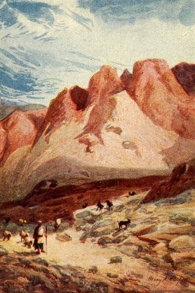 Sinai-fjellet - Apostlenes gjerninger vii 38, c1924. Skapere: James Clark, Henry A Harper. av James Clark and Henry A Harper