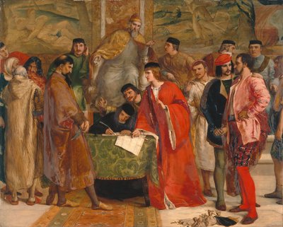Nederlaget til Shylock av James Clarke Hook
