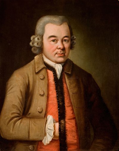 Portrett av Christopher Fuller d.1786, 1750-1780. av James Coleman