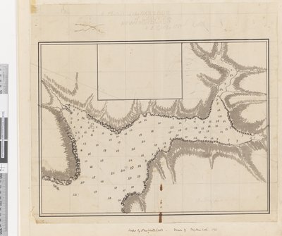 ib. En plan for havnen i Croque i Newfoundland av James Cook