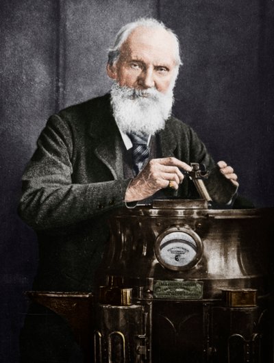 Lord Kelvin , skotsk matematiker og fysiker, med sitt kompass, 1902 av James Craig Annan